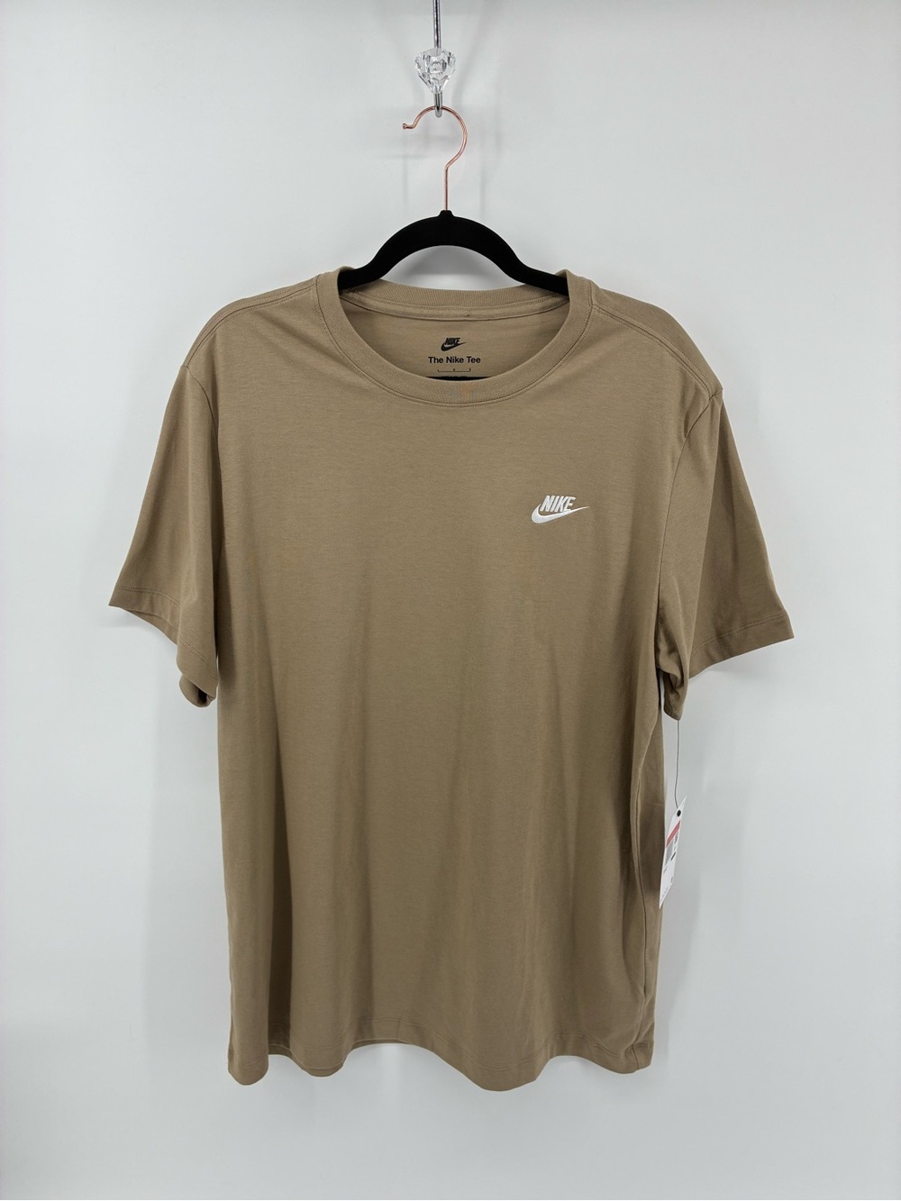 Nike Men’s Tan Logo Short-Sleeve T-Shirt